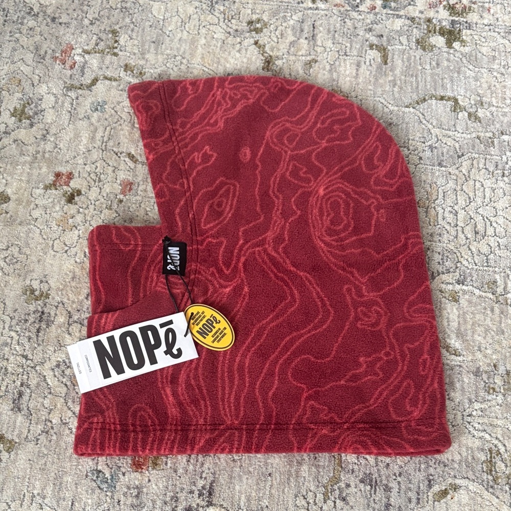 Red Relief Hood by NOPé — Brand New with Tags ❄️